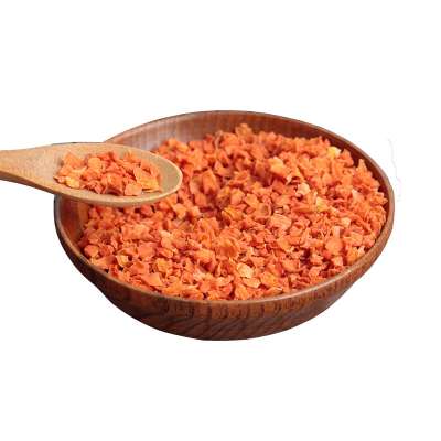 Natural dehydrated carrot granule cube